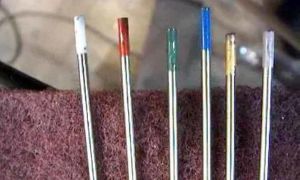 Маркировка вольфрамовых электродов для аргонодуговой сварки по цветам